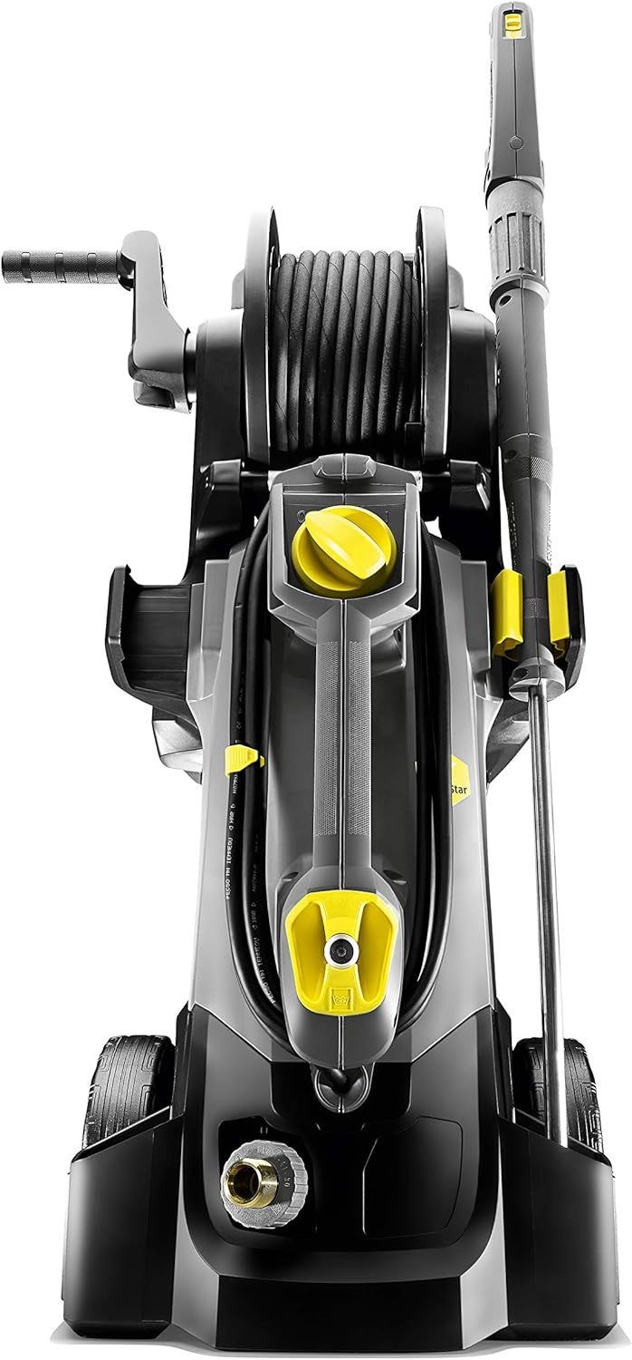 Kärcher Hochdruckreiniger HD 5/17 CX Plus (Kaltwasser, Fördermenge: 500 l/h, Arbeitsdruck: 17 MPa, Kompakt-Klasse, mit Schlauchtrommel, leicht transportierbar, inkl. Dreckfräser, 10 m Schlauch)