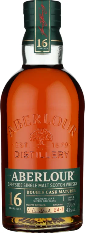 ABERLOUR 16 YEARS DOUBLE CASK SINGLE MALT 70CL