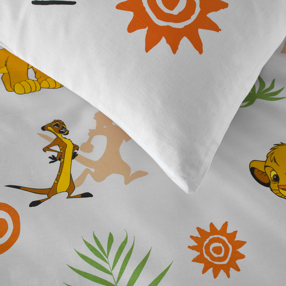 DISNEY O LEÃO REAL<br>Conjunto de cama infantil, algodão, Disney Rei Leão Pampa