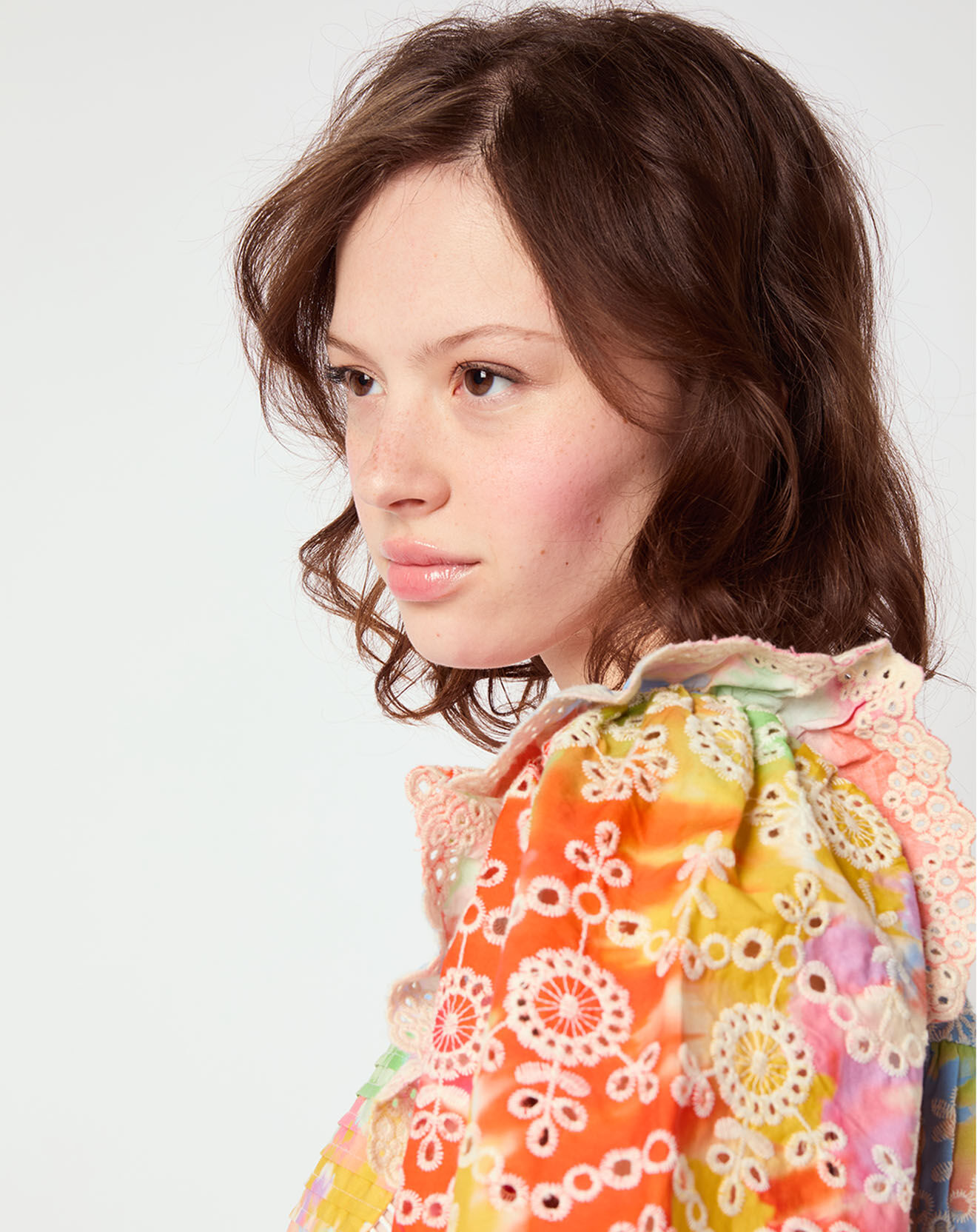 Manoush Robe Broderie tie and dye