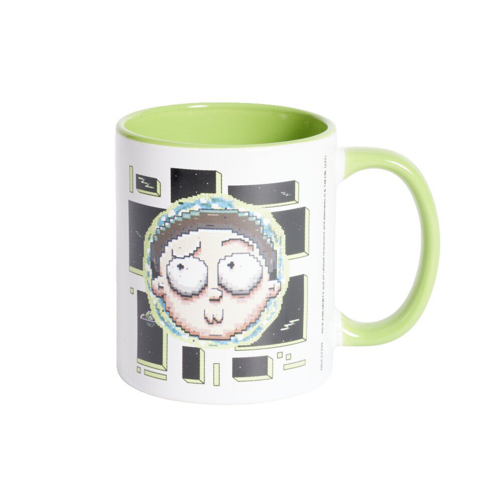 Mug Rick et Morty blanc et vert clair 315ml