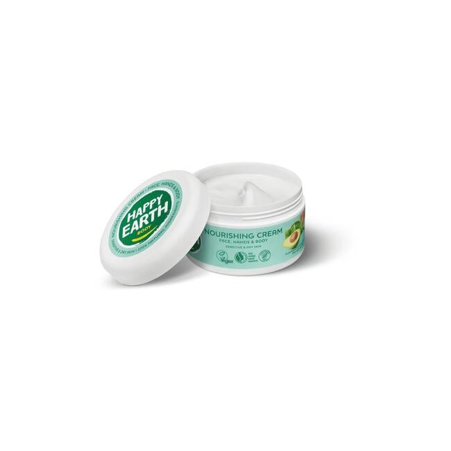 Happy Earth 100% Natural Nourishing Body Cream 200ml