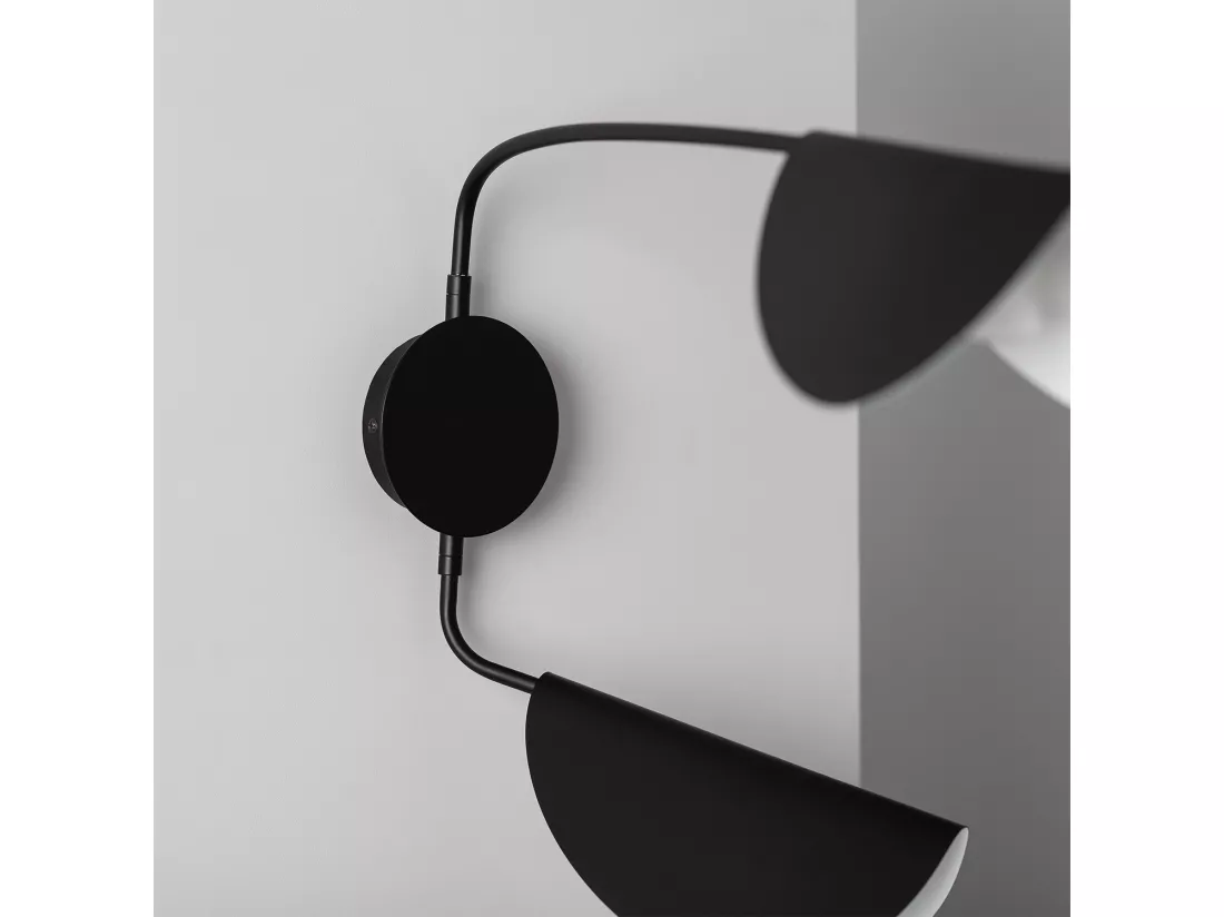 Lampe Murale Orientable Métal Sendai Noir