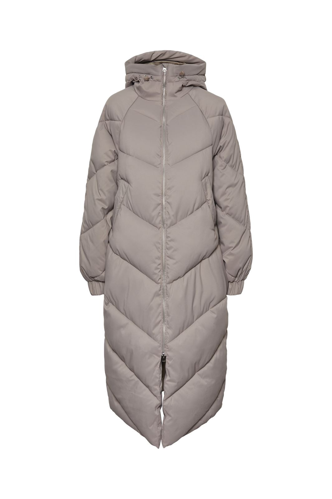 Pieces Pcnocelyn Puffer Jacket 4565250 taupe gray