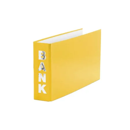 Livepac Office Bankordner für Kontoauszüge, 140 x 250 mm, gelb