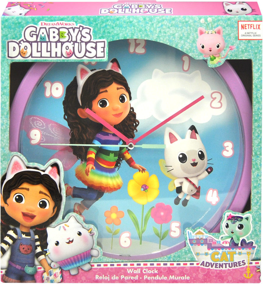 Kids Licensing - Vægur - Gabbys Dollhouse