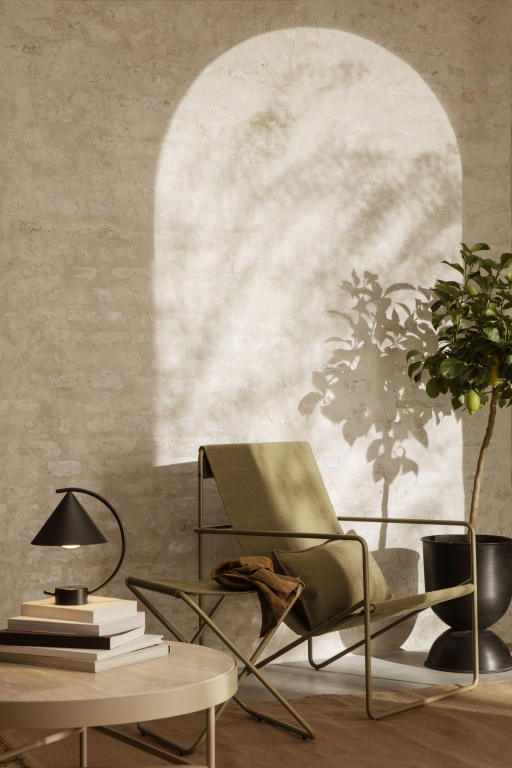 Ferm Living Travertine bijzettafel