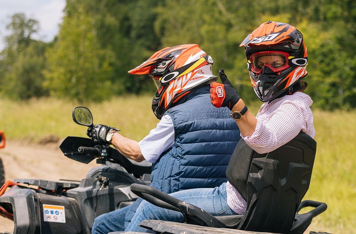 Quad Offroad fahren in Prag als Geschenk