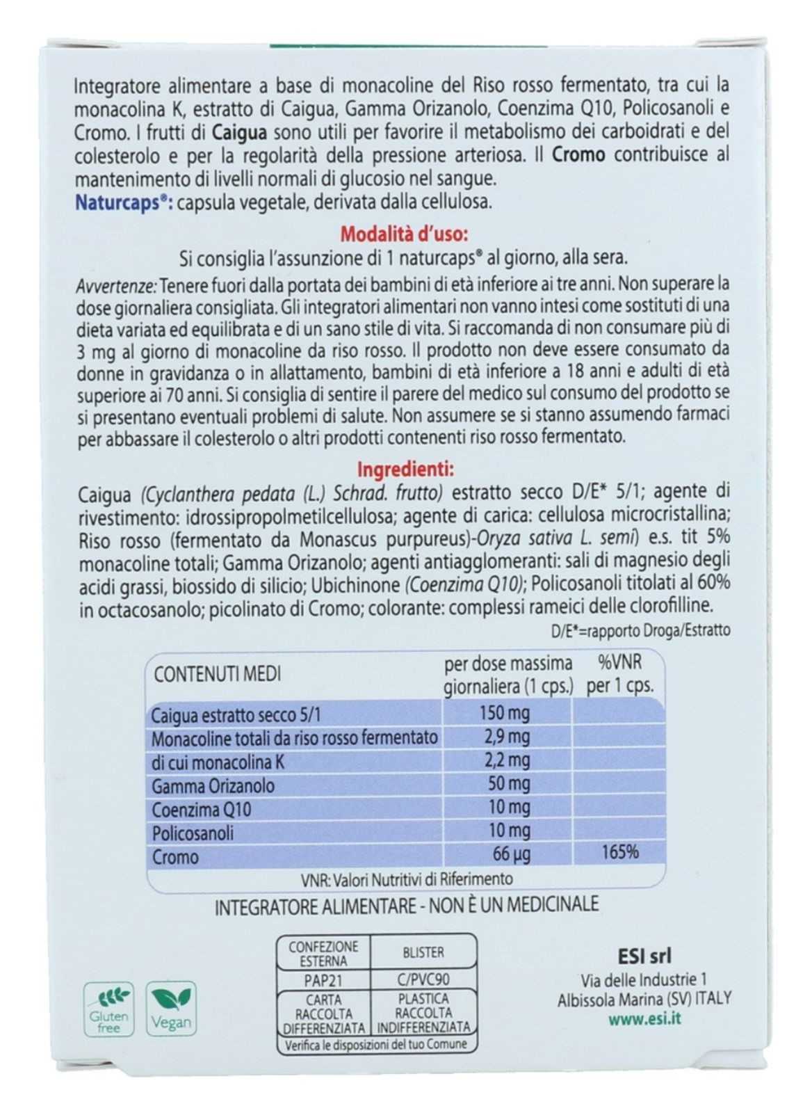 ESI Normolip 5 60 cápsulas