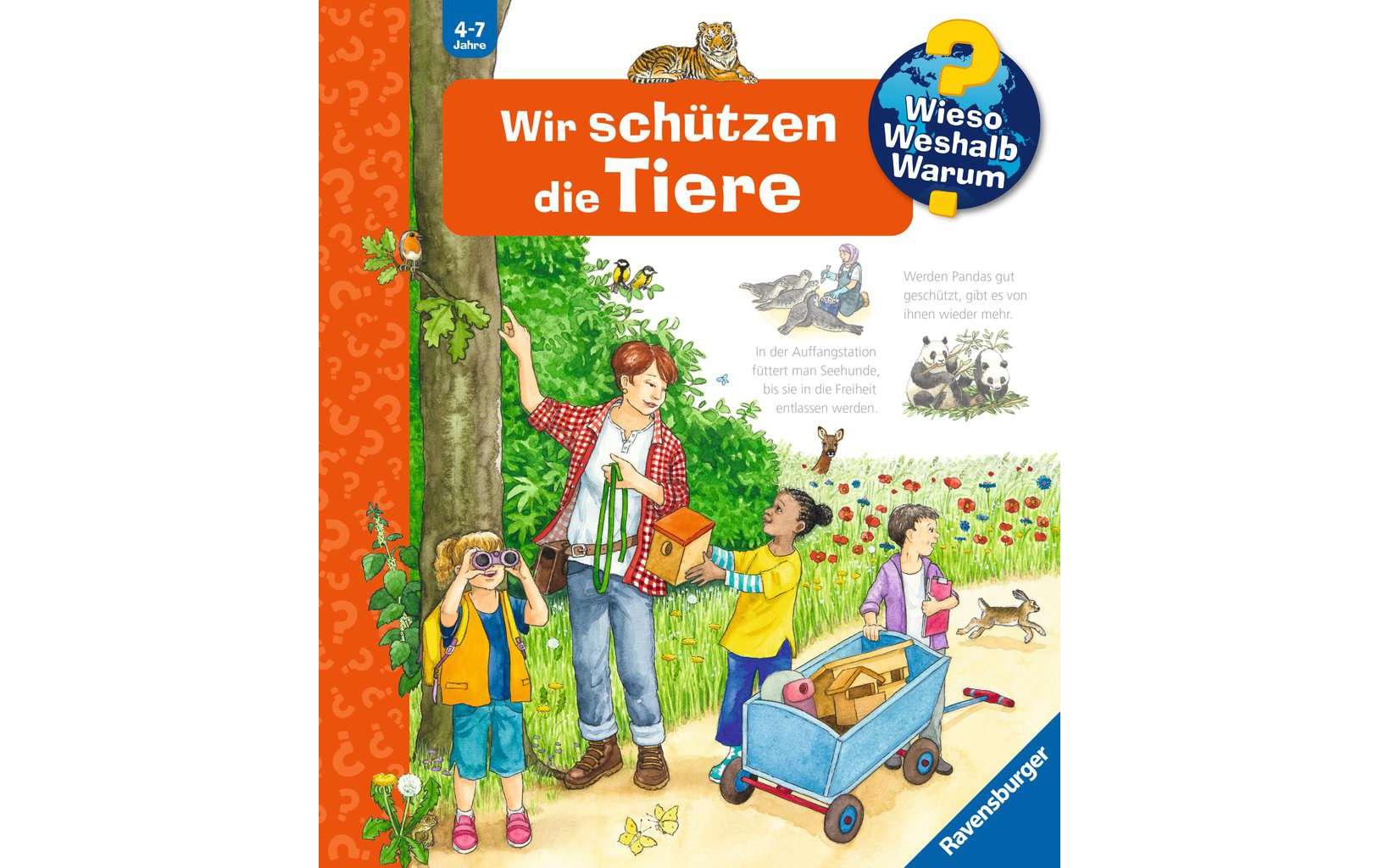 Kinder-Sachbuch WWW: Wir schützen die TiereWissensbuch