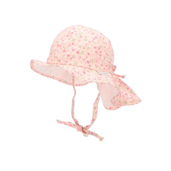 Chapeau longue nuque   Fleurs        de               Sterntaler
