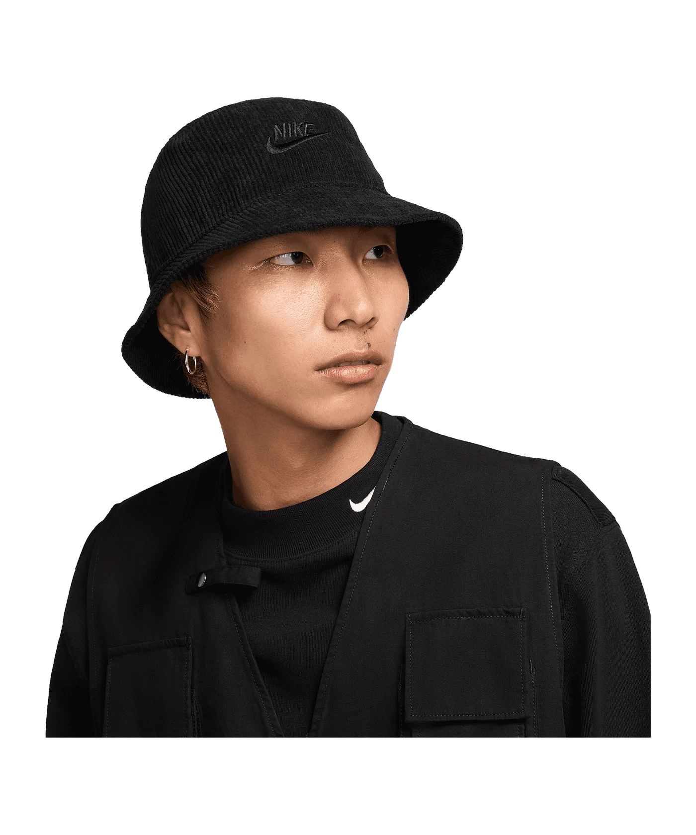 Nike Bucket Hat Schwarz F010