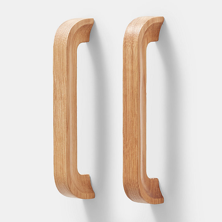 Poignée de meuble de cuisine GoodHome Ruta Naturel L. 17.8 cm, 2 pièces