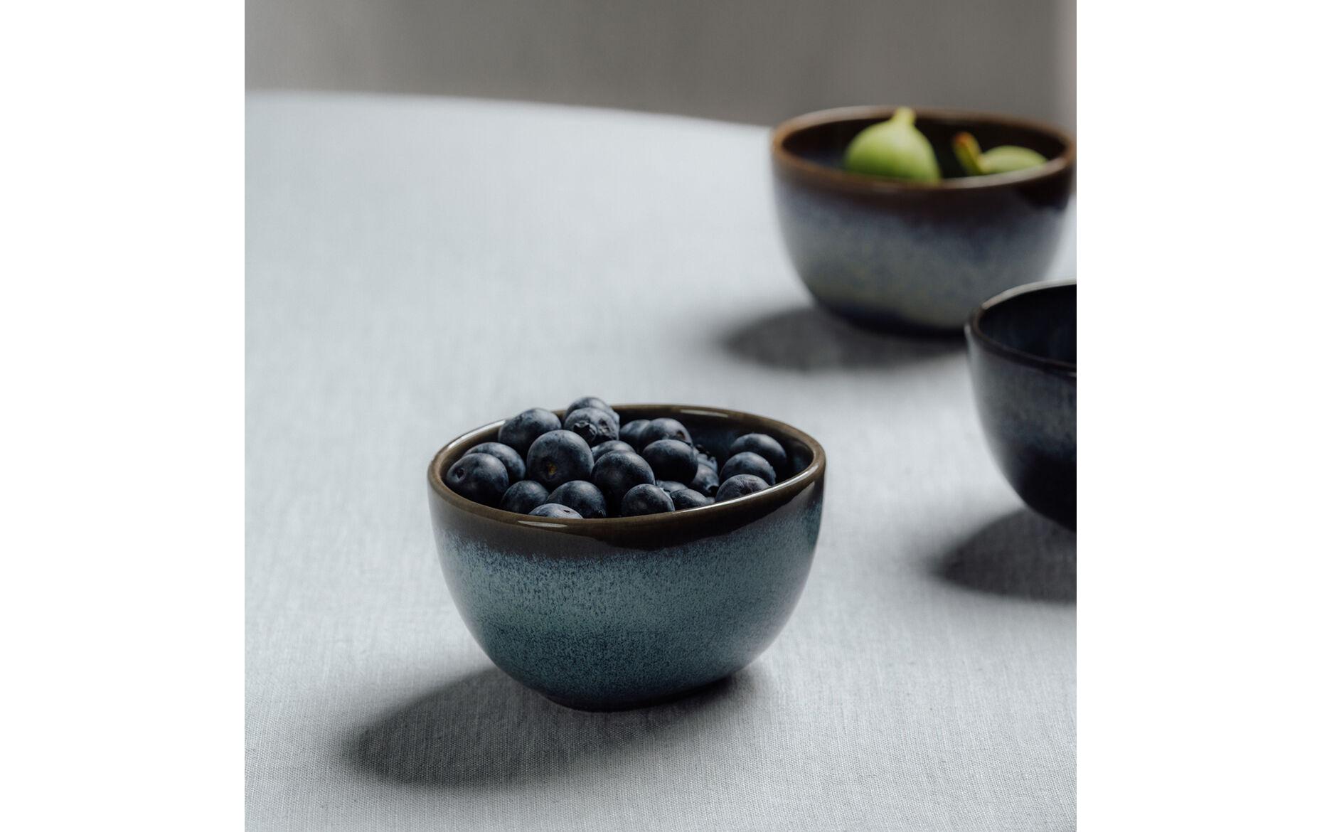 Snackschale Lave 10 cm, 1 Stück, Hellblau/Türkis<br>Dipschälchen Set