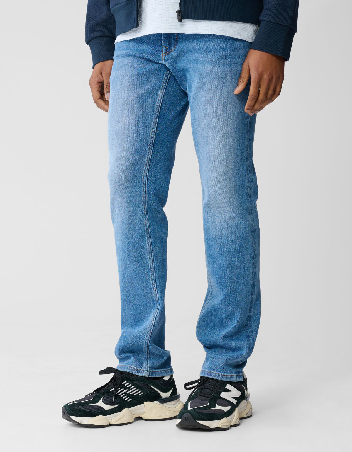 Slim Straight Fit Jeans Mediumstone L34