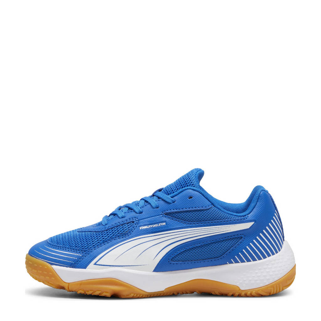 Solarflash IIIjunior zaalvoetbalschoenen kobaltblauw/wit