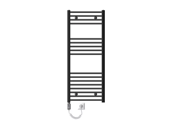 LuxeBath Radiateur Electrique Sahara 500x1200mm Anthracite, Sèche-Serviettes en Panneau, Courbé