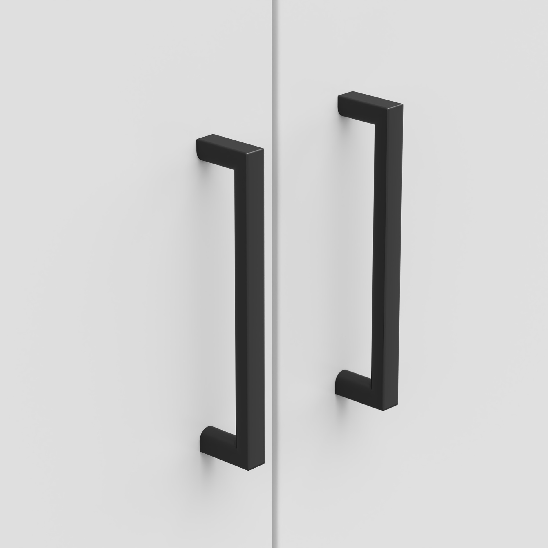 Drehtürenschrank - weiß - Breite 70 cm