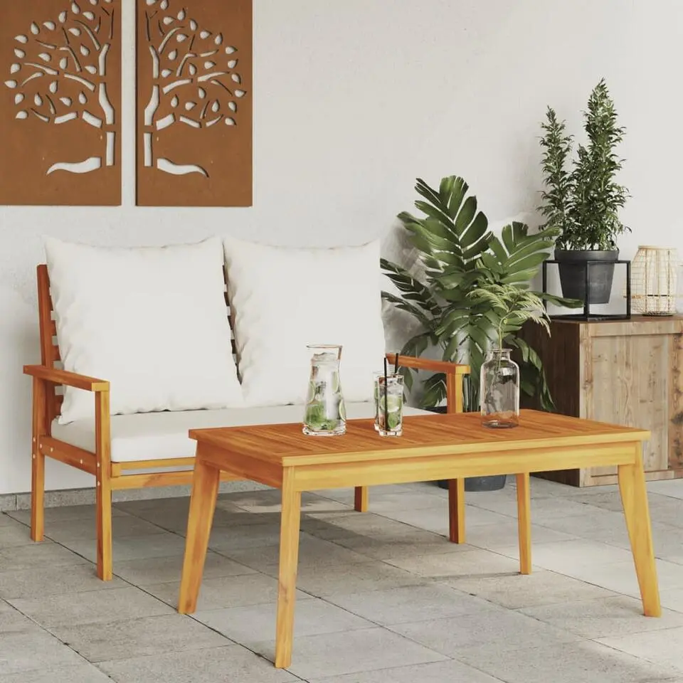 vidaXL - Tuintafel - Bruin - Acaciahout - 100 x 55 x 45 cm