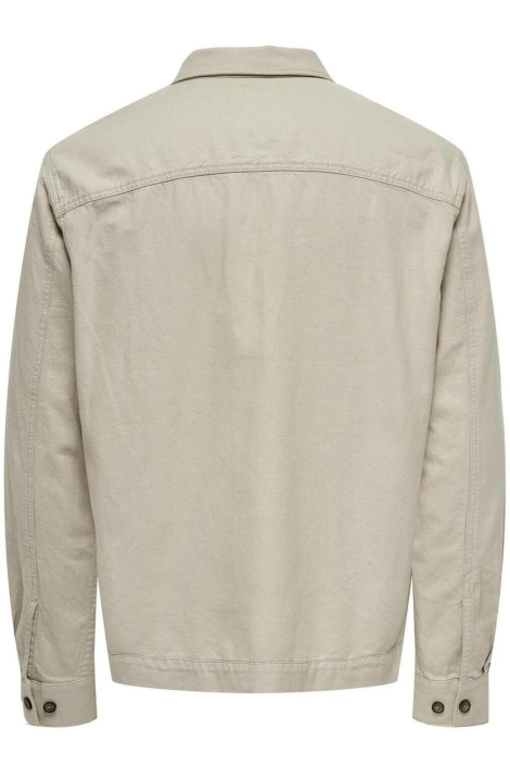 Only & Sons beige heren overhemd
