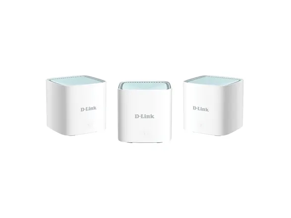 D-Link EAGLE PRO AI M15 - Wi-Fi-system - (3 routere) - op til 500 m2 - mesh 1GbE - Wi-Fi 6 - Dual Band