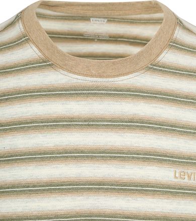 Levi's T-shirt Red Vintage Stripe Paloma A0637-0154 kopen