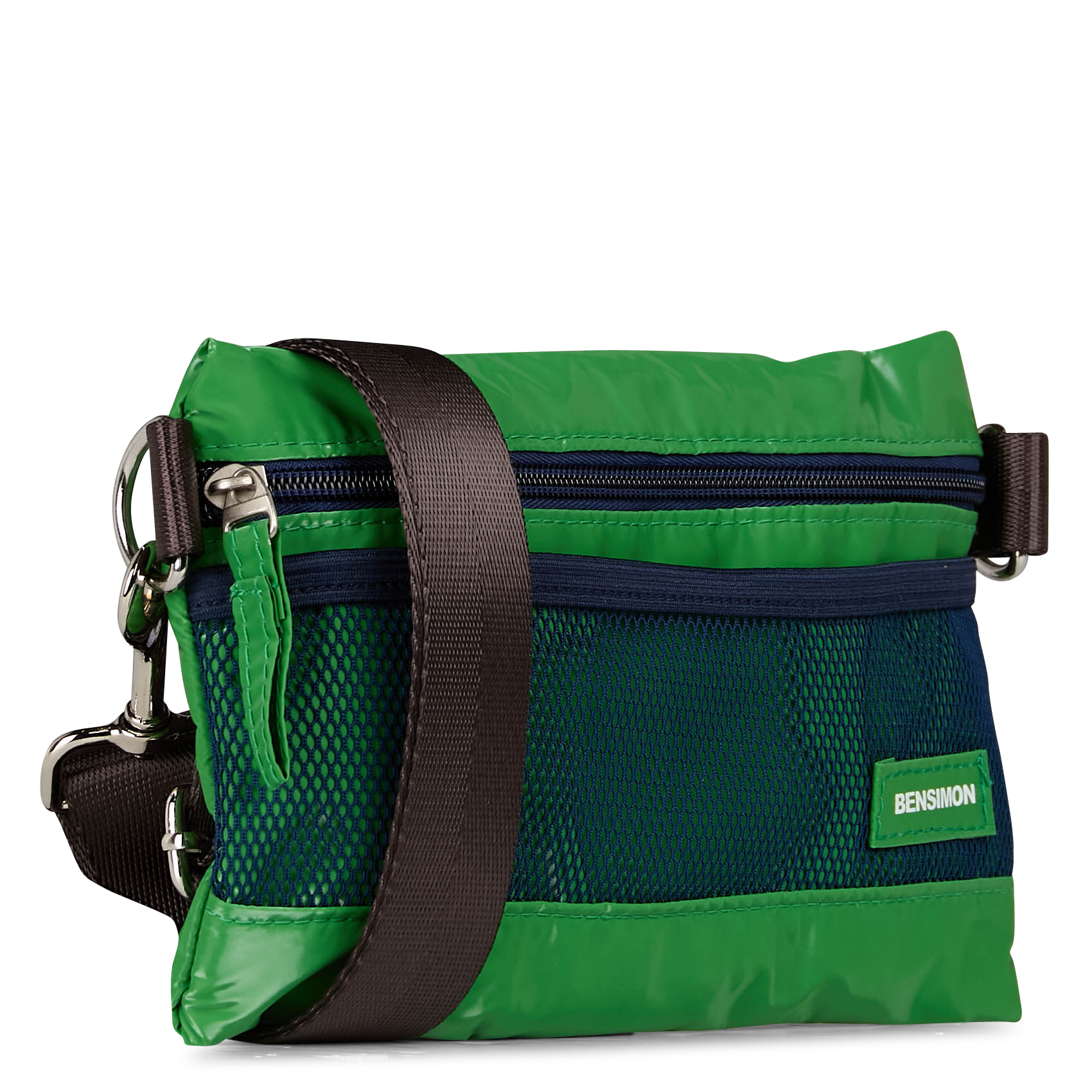 Sac à bandoulière demi-lune | Vert