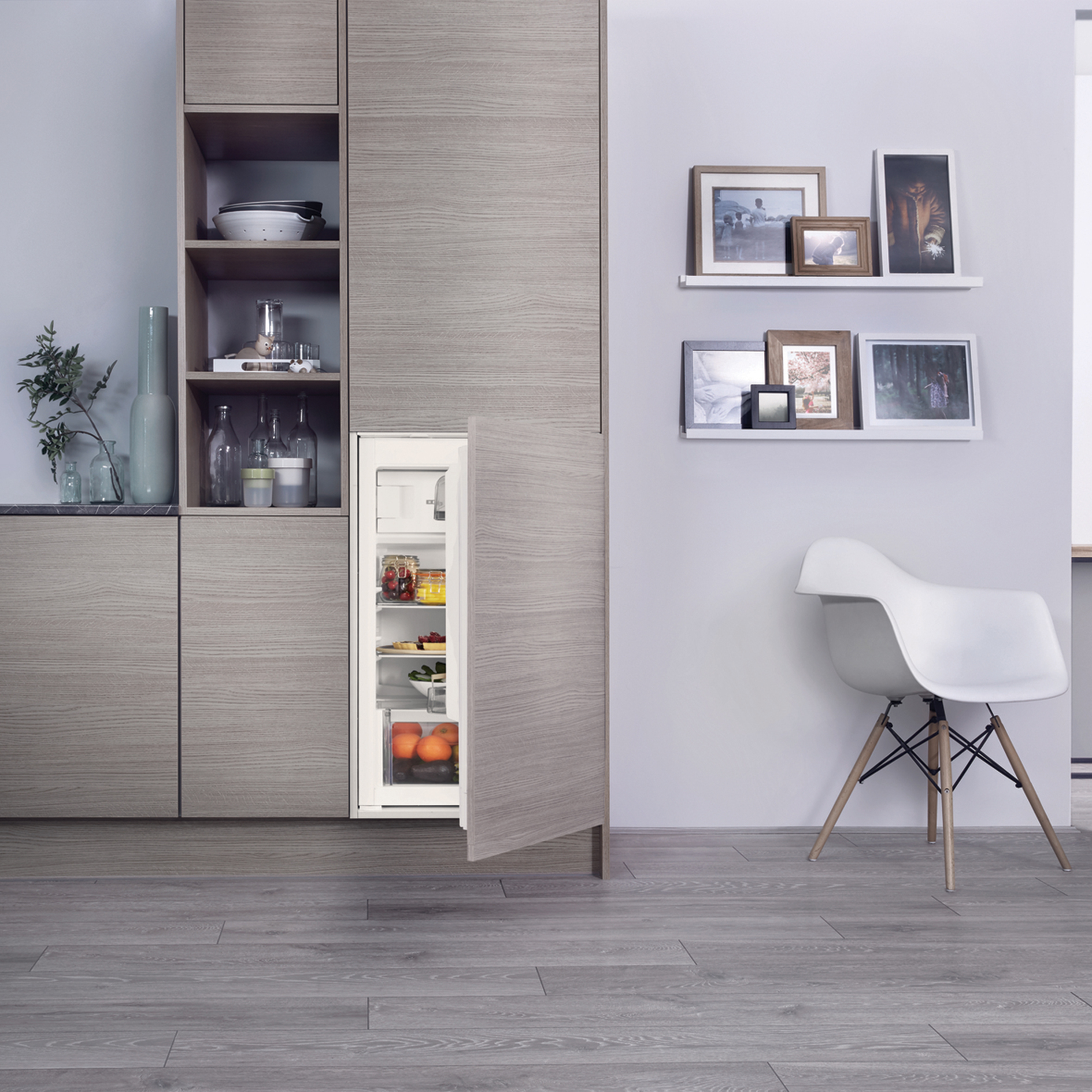 BAUKNECHT Einbau-Kühlschrank KSI 10GF2 - mit Gefrierfach - E