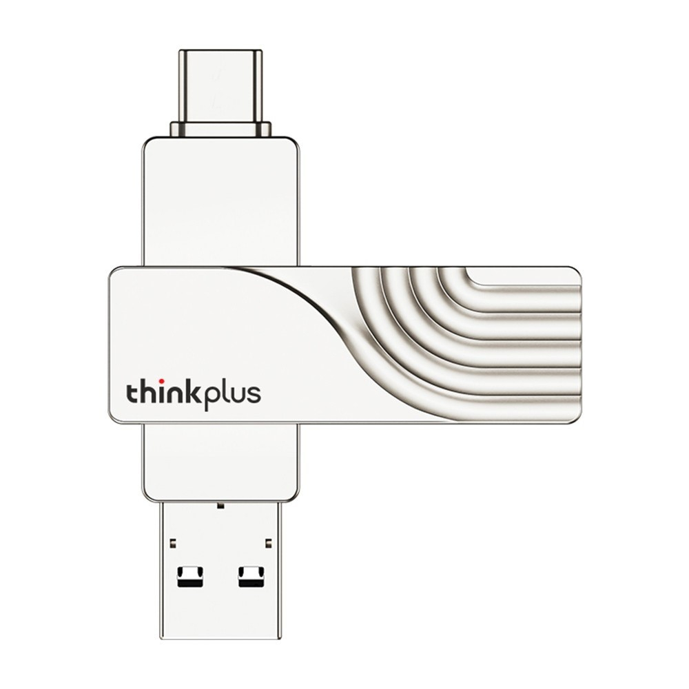 (64GB) Thinkplus USB C / USB 3.0 Speicher Stick Flash Drive (70 Mbit/s) - Silber