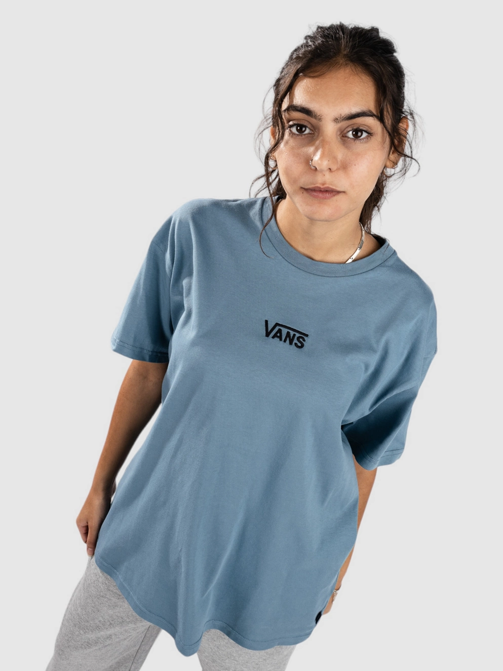 Vans Flying V Oversized T-Shirt flying v bluestone