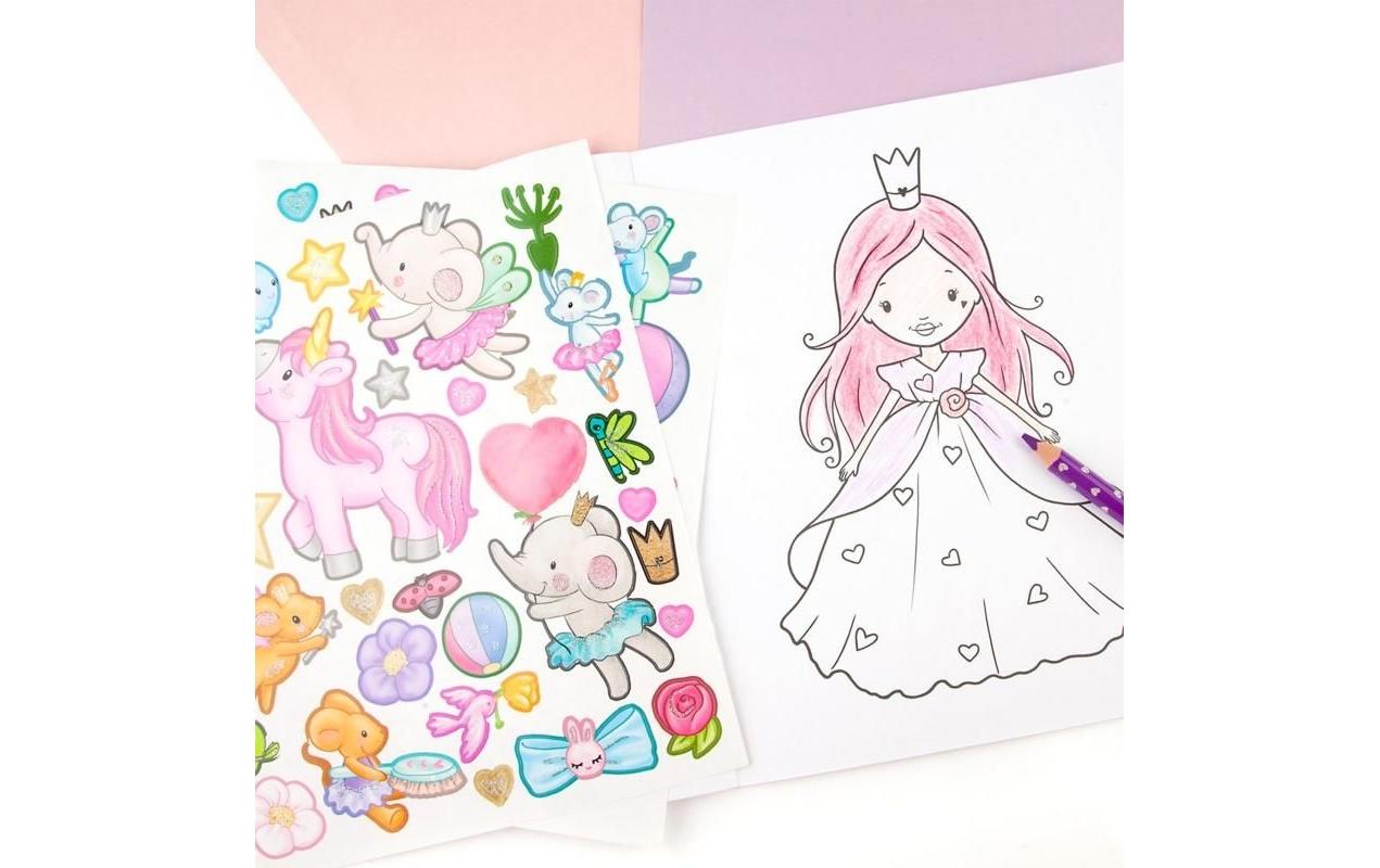 Malbuch Prinzessin Mimi 24 SeitenMalbuch für Mädchen