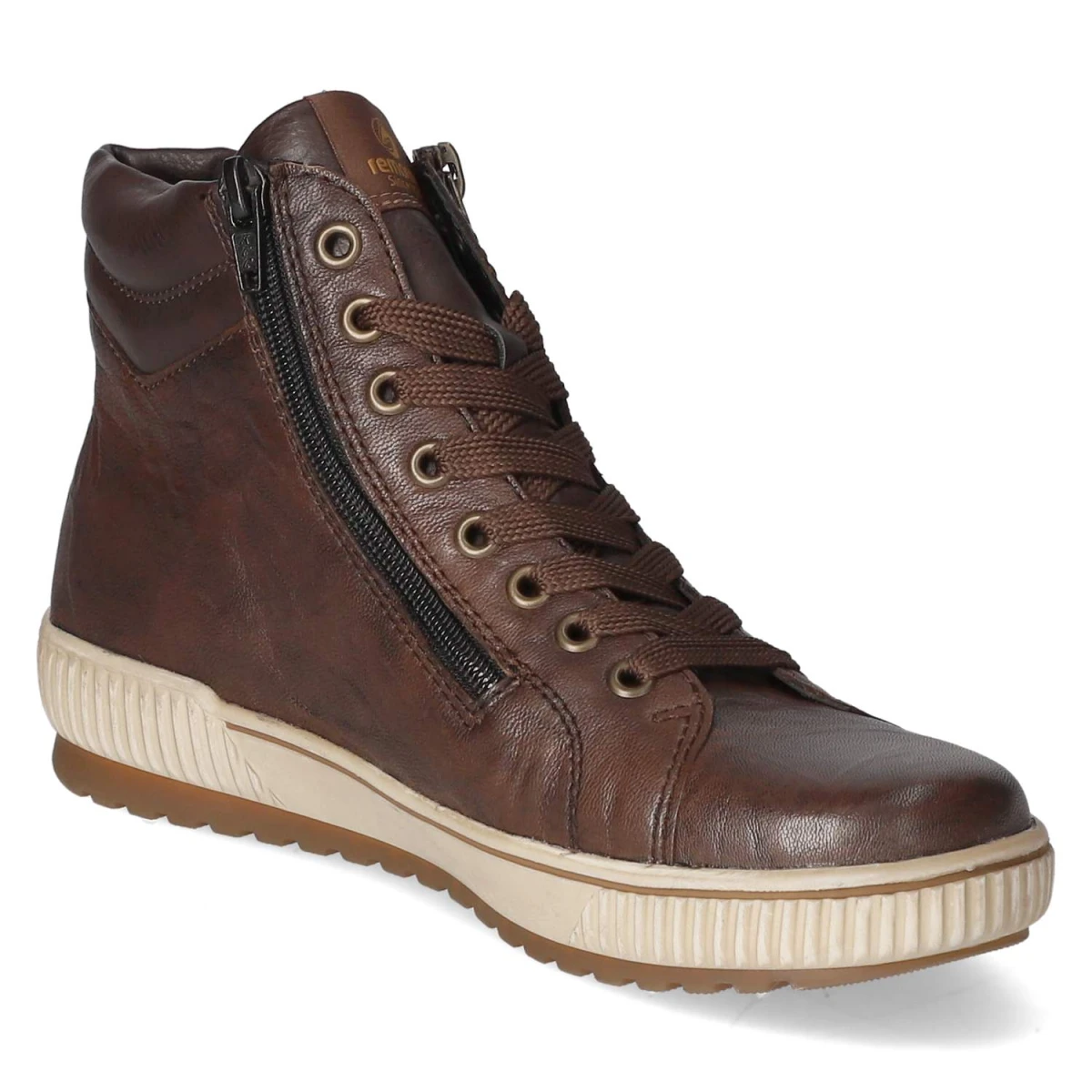 RemonteSchnürstiefeletten - BRAUN