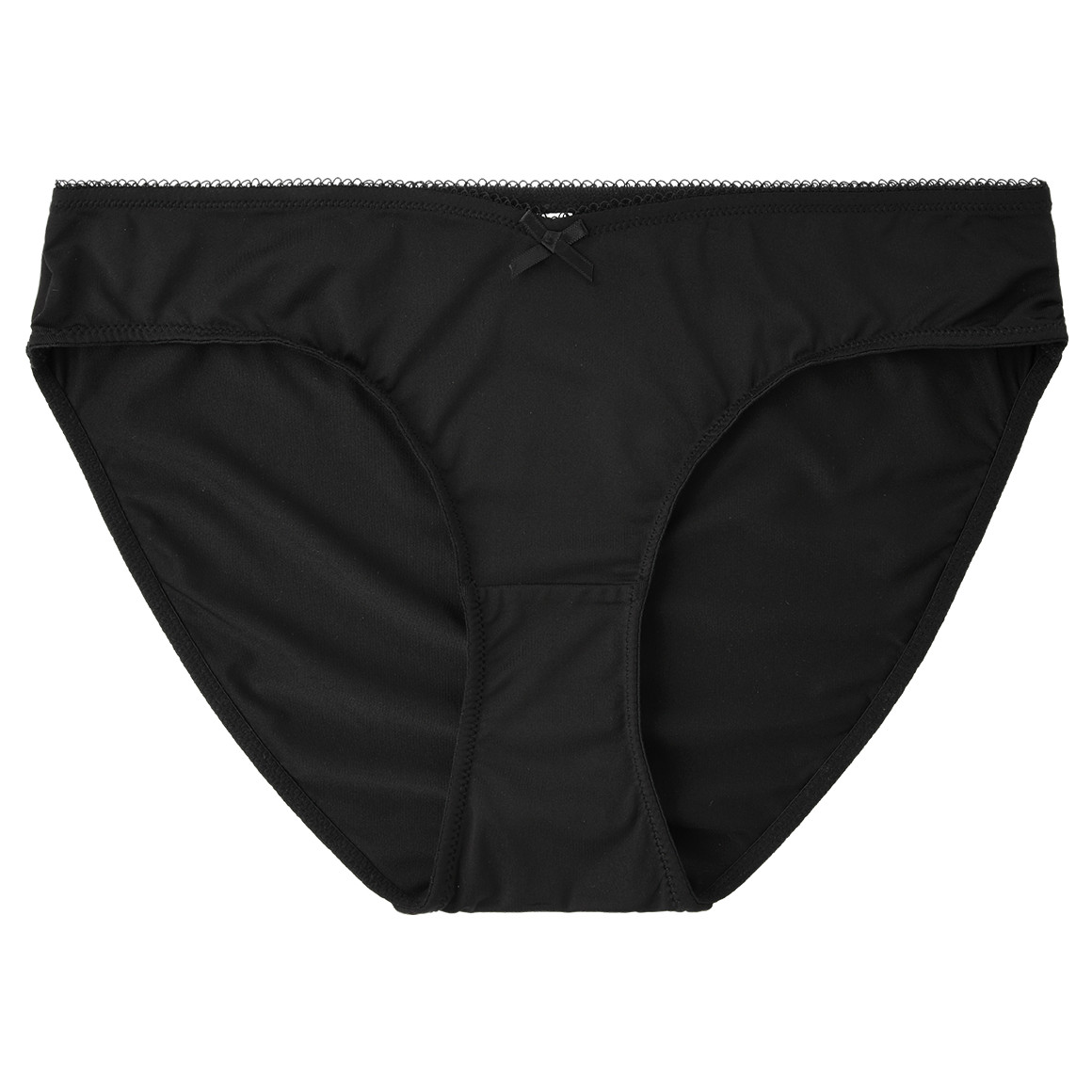 Gina Mama 3 Damen Umstands-Slips  mit Spitze weiss / schwarz