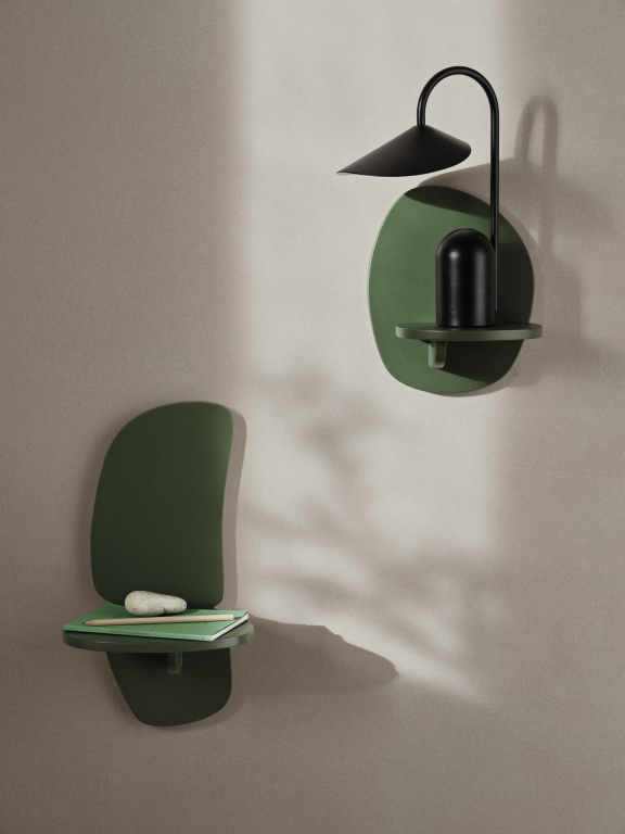 Ferm Living Pilu wandplank H40 Cashmere
