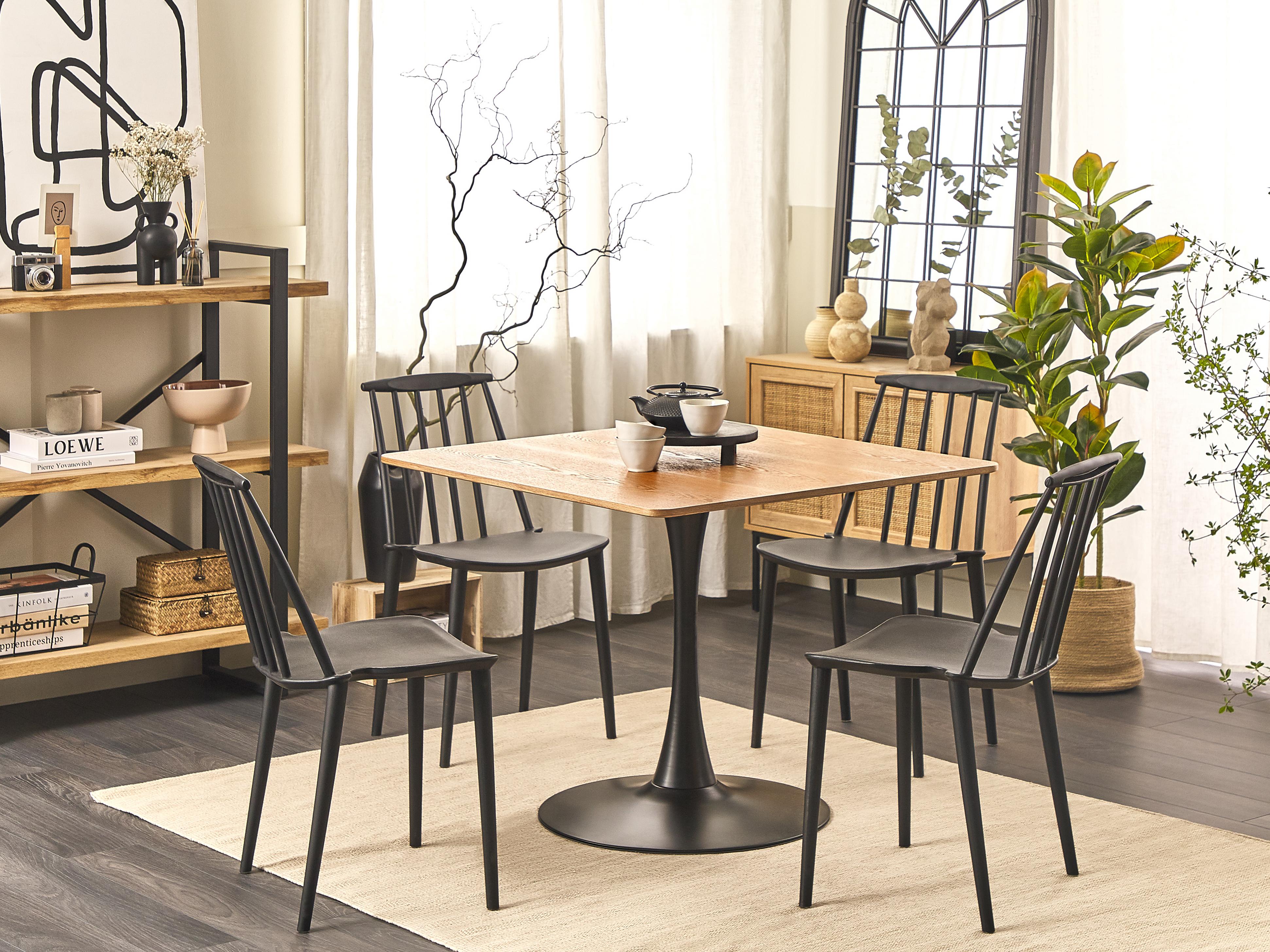 Eettafel BOCA Licht essenhout 90 cm 90 cm