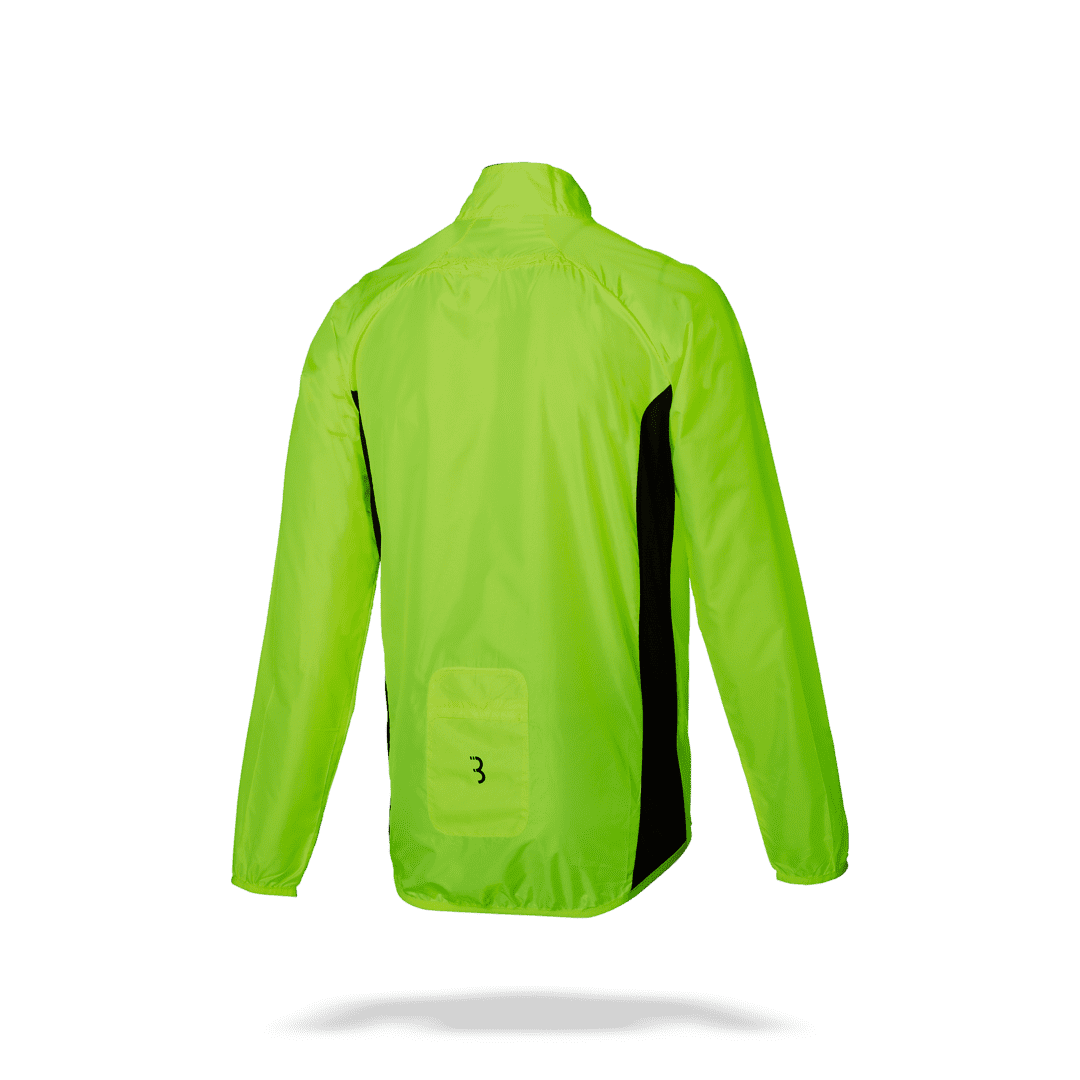 BBB Cycling PocketShield BBW-391 Regenjack Fluo Geel Heren