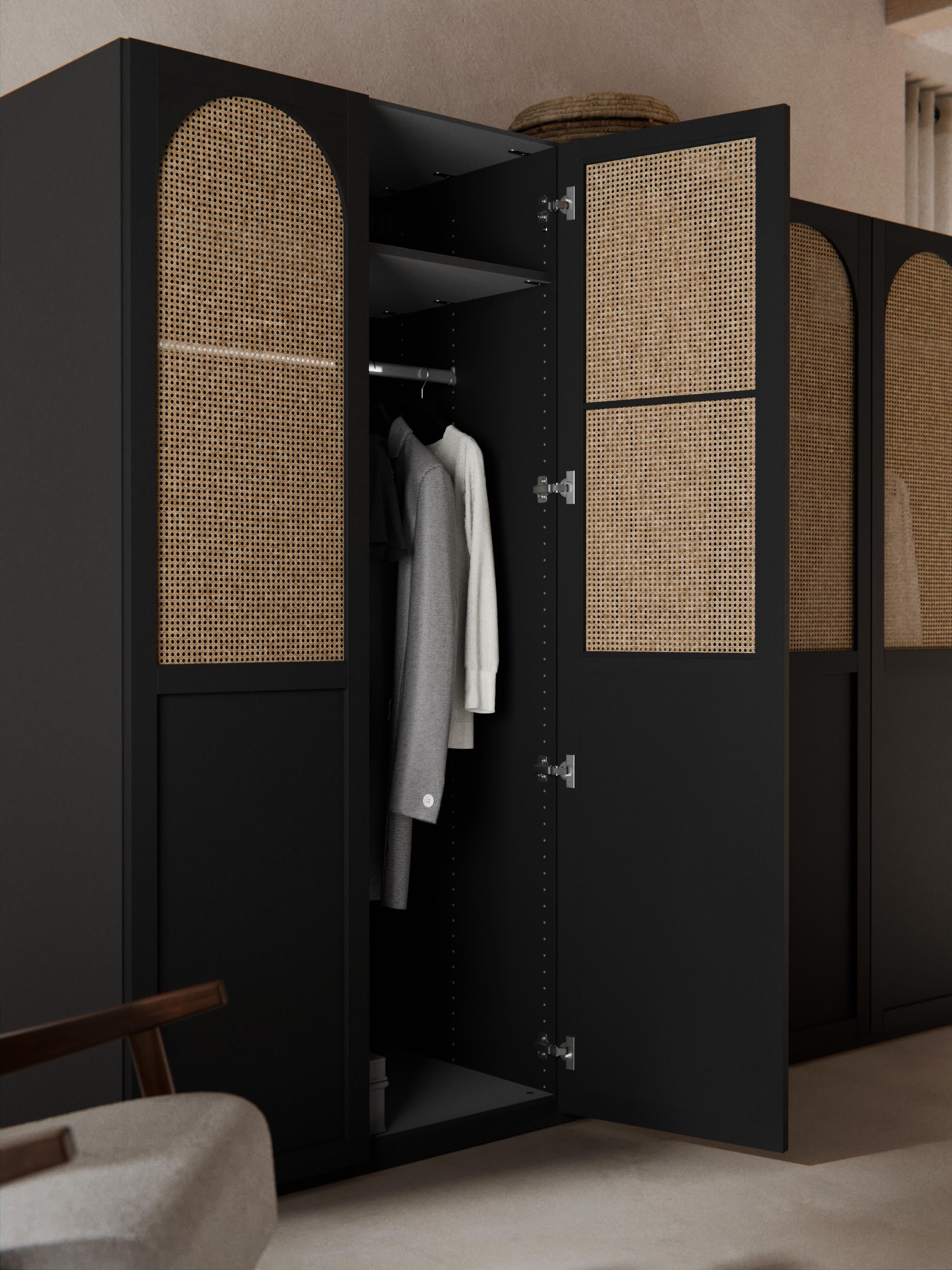 Modulaire draaideurkast Jeanne, 250 cm breed, diverse opties