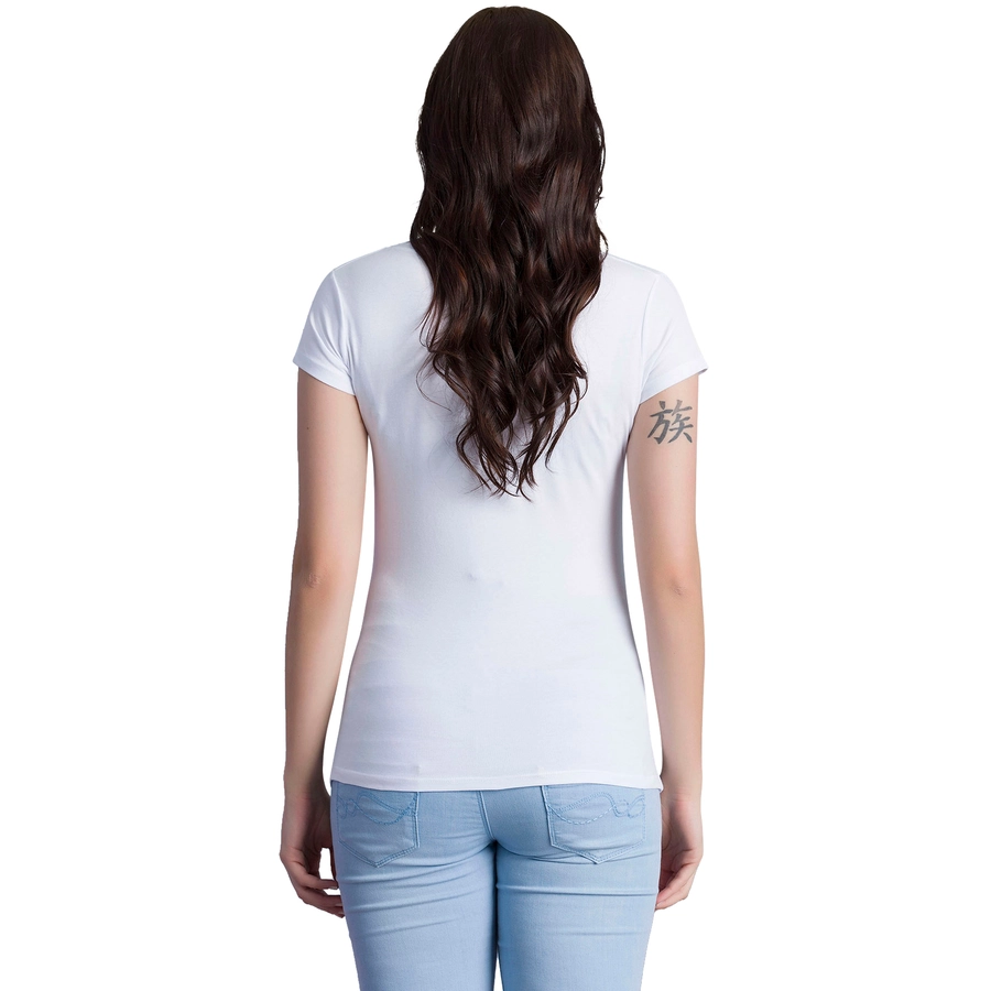 M.M.C. Umstandsshirt Winke Winke mit Motiv Weiß