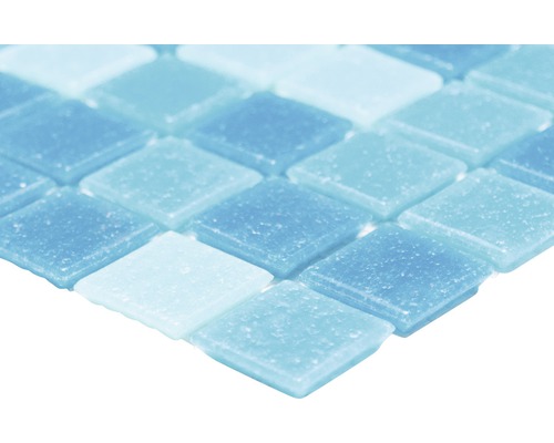 Glasmozaïek GM A 321 mix blauw 30,5x32,7 cm
