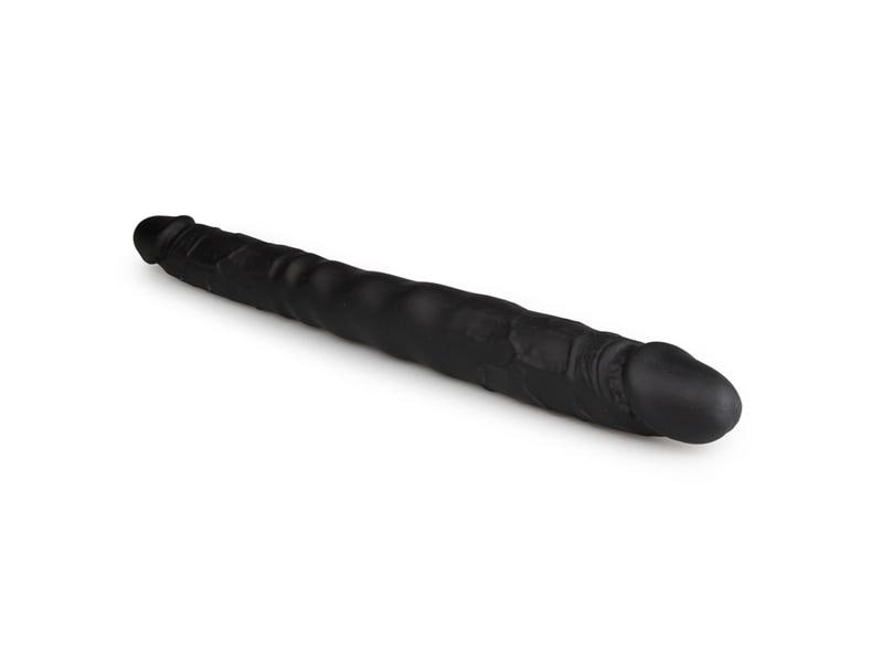 Easytoys Doppelendiger Dildo Schwarz Extragrosser Doppeldildo