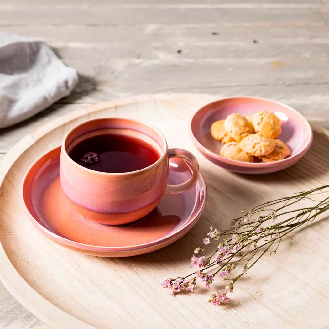 Kaffeetasse Perlemor Coral 190 ml