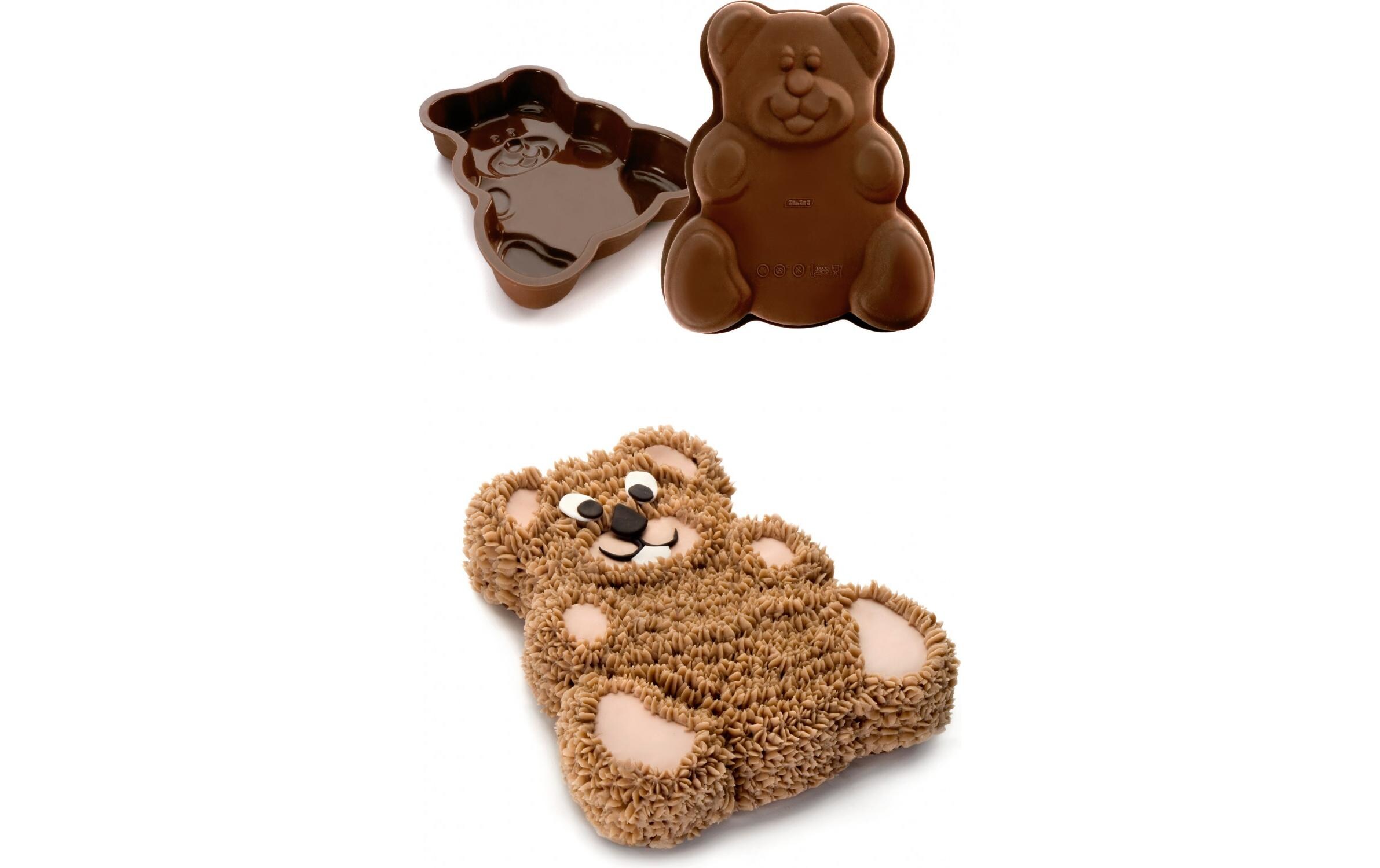 Motiv-Backform Teddybär, 26 x 24 x 5.5 cm3D-Backform