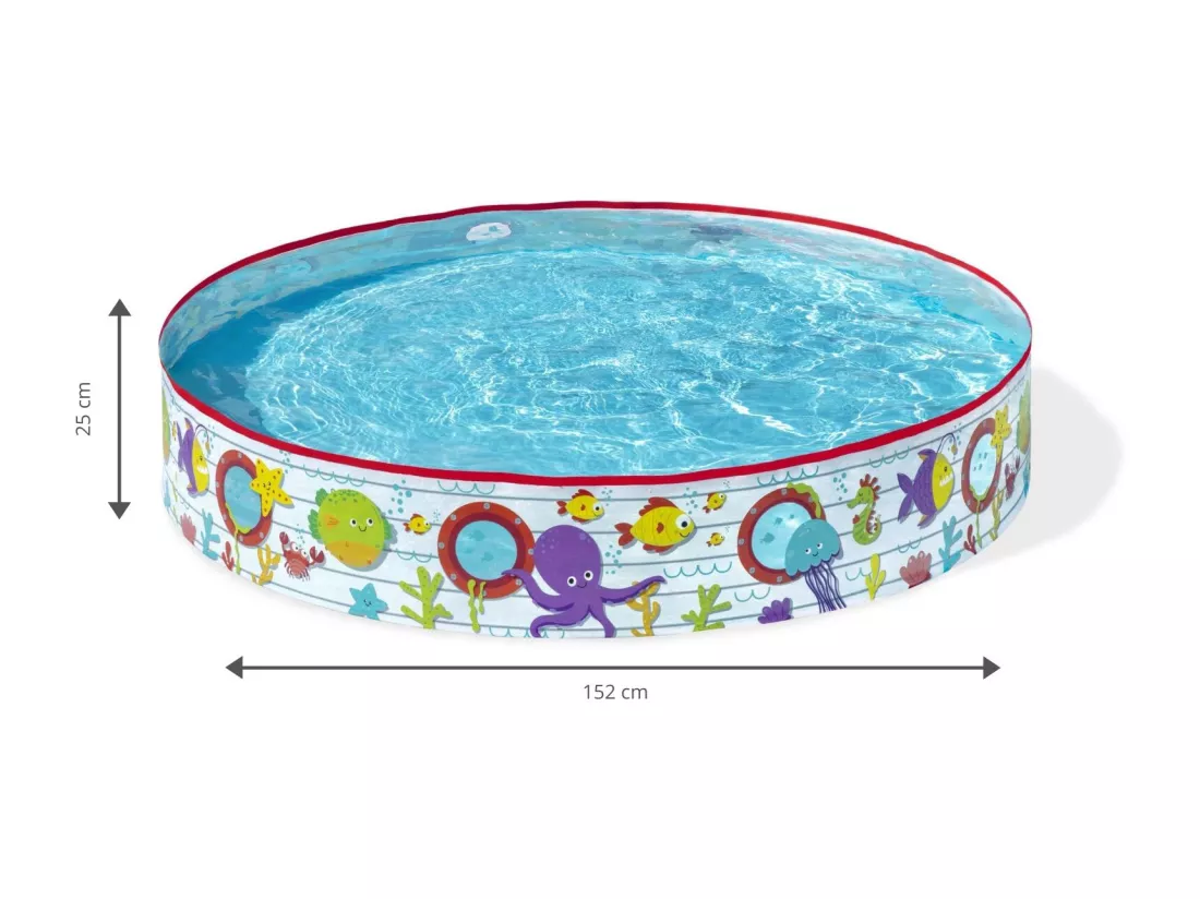 Piscine pataugeoire hors sol ronde Fill\'n\'Fun - 152 x 25 cm