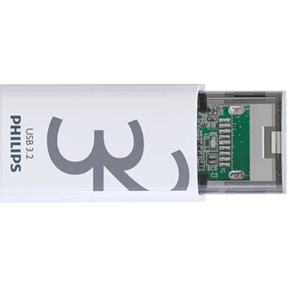 Clé USB Philips Edition Click 3.2 32 Go Blanc et gris