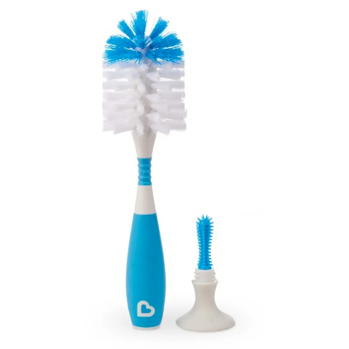 Munchkin Brosse à Biberon 2 en 1 - Bleu