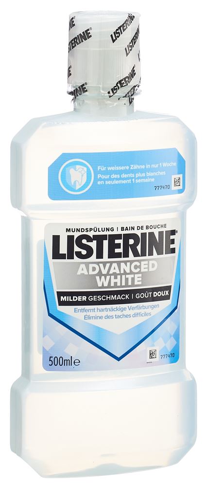 LISTERINE Advanced White liq Mild Fl 500 ml