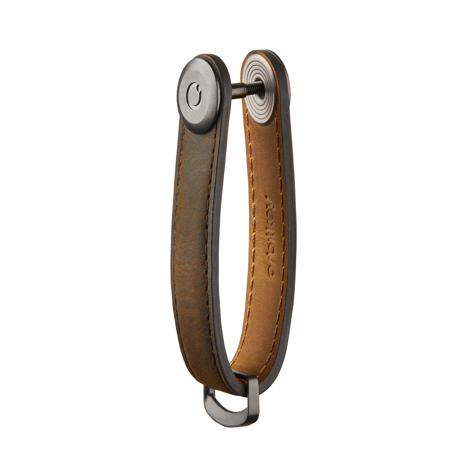 Bruine leren Orbitkey sleutelhanger