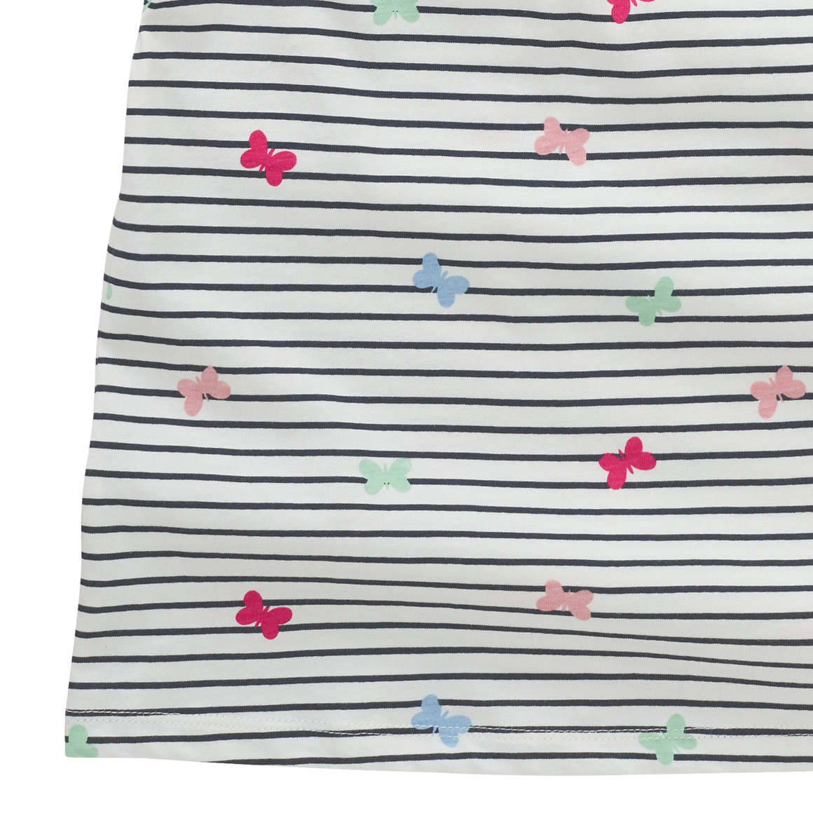 Topolino Mädchen T-Shirt mit Schmetterling-Allover weiss