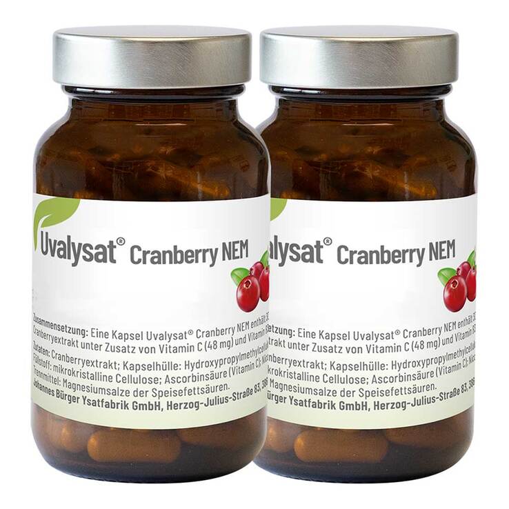 Uvalysat Cranberry NEM Kapseln, 2X60 St