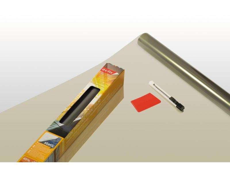 d-c-fix Fensterfolie Static UV-Schutz 90 cm x 2 m Sonnenschutzfolie für angenehme Raumtemperaturen und UV-Schutz